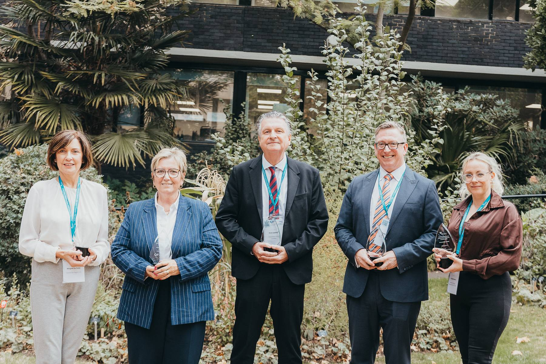 Margaret Da Costa, Deborah Douglas MCQI CQP, Mark Hamilton, Stuart Hammond, Elizabeth Barron